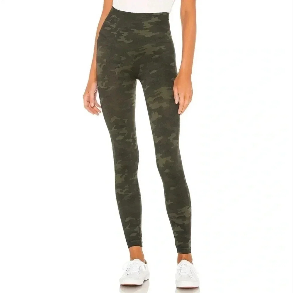 Spanx Camo Look At Me Now High Waisted Leggings